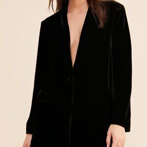 Anthropologie, Endless Rose Velvet Blazer, Size Large